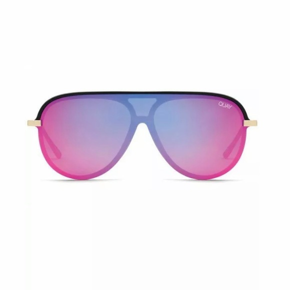 NWOT Quay X JLo Purple & Pink Empire Sunglasses - Picture 4 of 4
